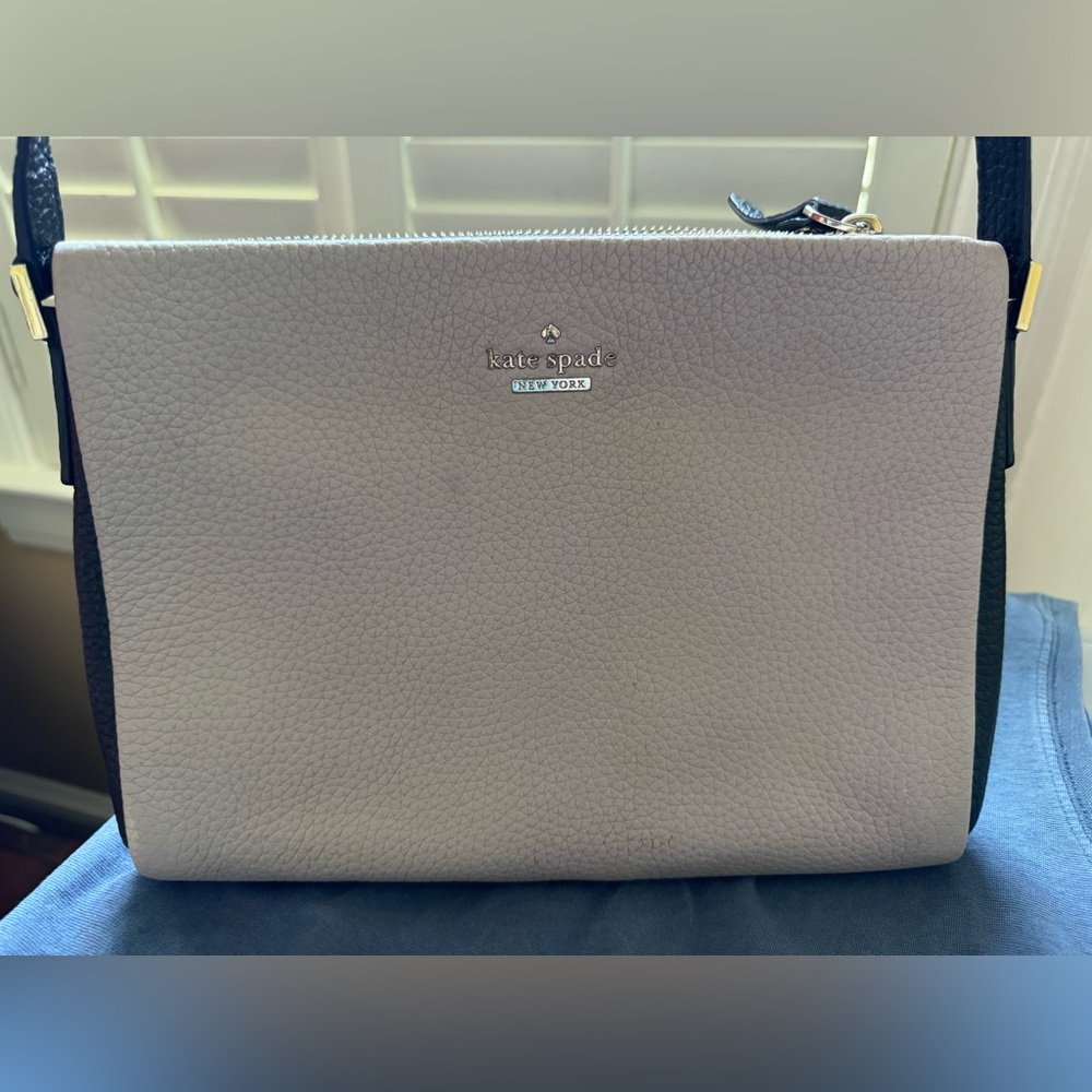 Kate Spade Tricolor Crossbody Tan and Black